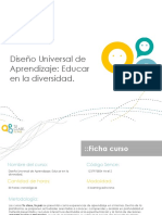 Diseñ o Universal de Aprendizaje