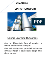 Pneumatic Transport of An Particle