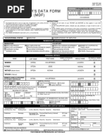 Member'S Data Form (MDF) : Membership Category