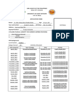 GSP application form for troop instructor position