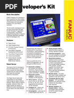 FANUC Software PC Developer's Kit PDF