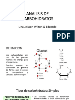 Analisis de Carbohidratos Exposicion