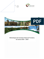 Metodologia Del Inventario Nacional Forestal de Suelos 2004-2009