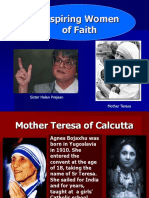 Inspiring Women of Faith: Sister Helen Prejean Mother Teresa