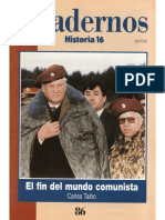 El fin del mundo comunista (Carlos Taibo). Cuadernos Historia 16, Nº086