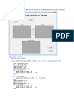 Arreglos Bidimensionales o Matrices