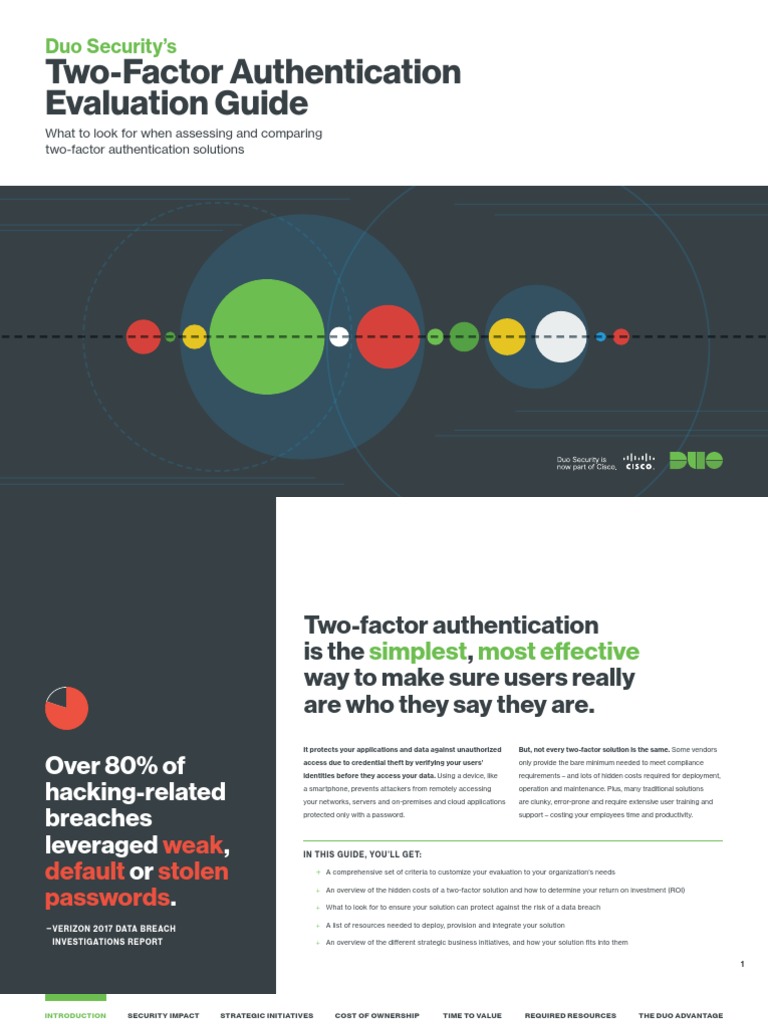 Duo Security Two Factor Evaluation Guide Pdf Cloud Computing