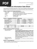 Product Data Sheet (MSDS) - ER17500V - Eng - Pack Contains 3 Batteries