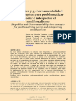 Biopolitica y Gubernamentalidad Dos Conc PDF