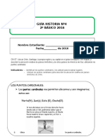 GUIA HISTORIA N 4 Puntos Cardinales