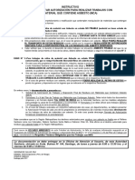 Solicitud de Autorización de Trabajos y Disposición Final de Residuos Con Materiales Que Contienen Asbesto MCA 02-05-16
