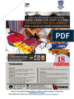 01° Temario Curso Análisis Sísmico y Diseño en Concreto Armado-18FEBRERO2019