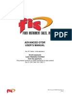 Advanced OTDR Manual PDF