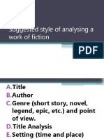 Analyse Fiction Works With Character, Setting & Author Analysis