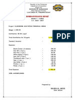 Homeroom Financial Report