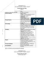 Analysis of OTC Vitamin C and Iodine MSDS