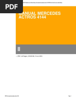 Manual Mercedes ACTROS 4144: - PDF - 42 Pages - 218.82 KB - 15 Jul, 2016