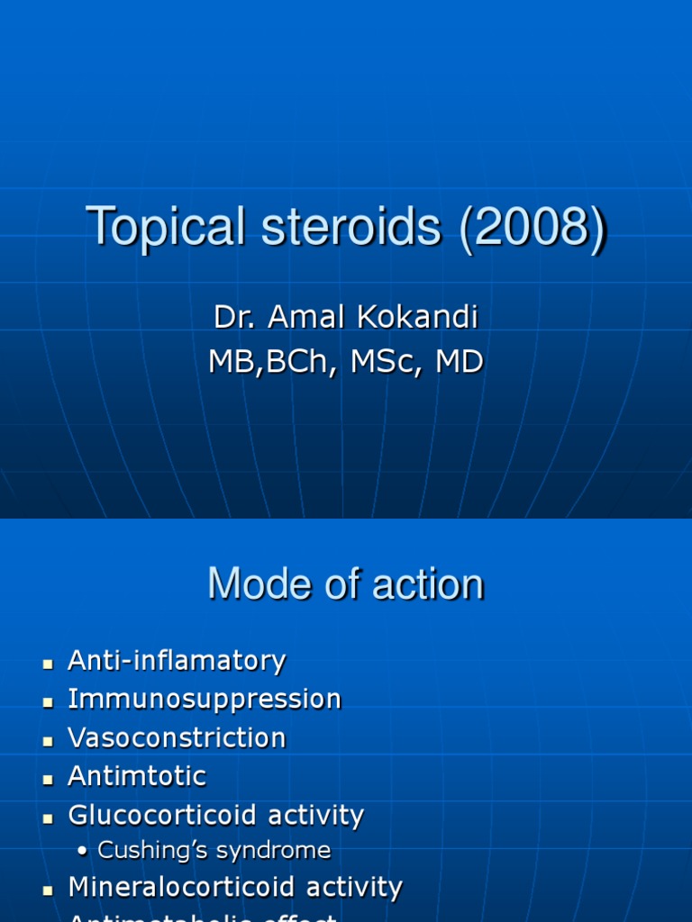 Topical Steroids PDF Medical Specialties Clinical Medicine