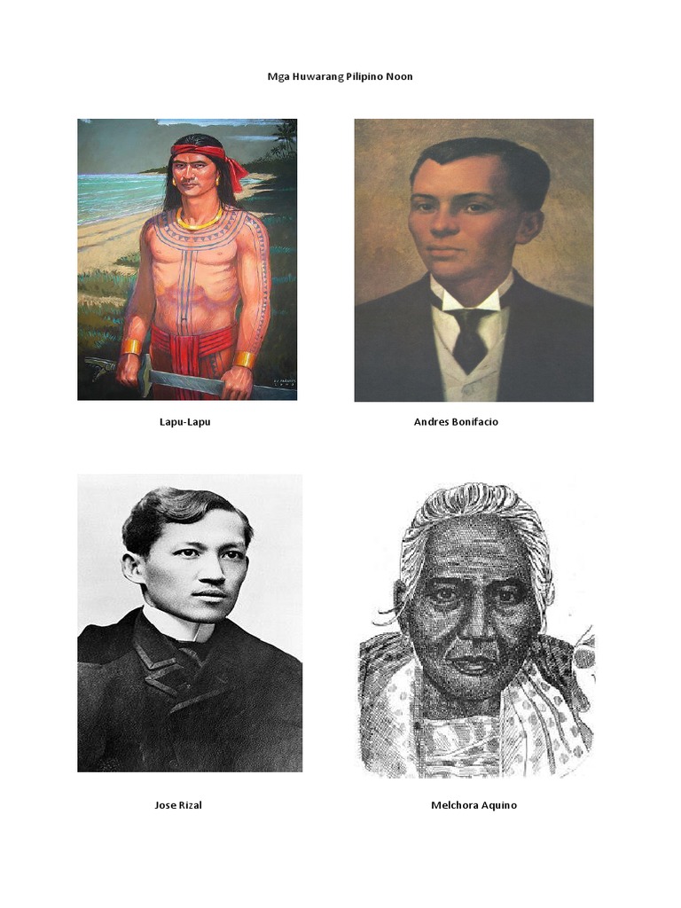 Mga Huwarang Pilipino Noon | PDF