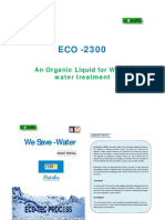 Ecoclean 2300 Sewage Water Treatment Reagent