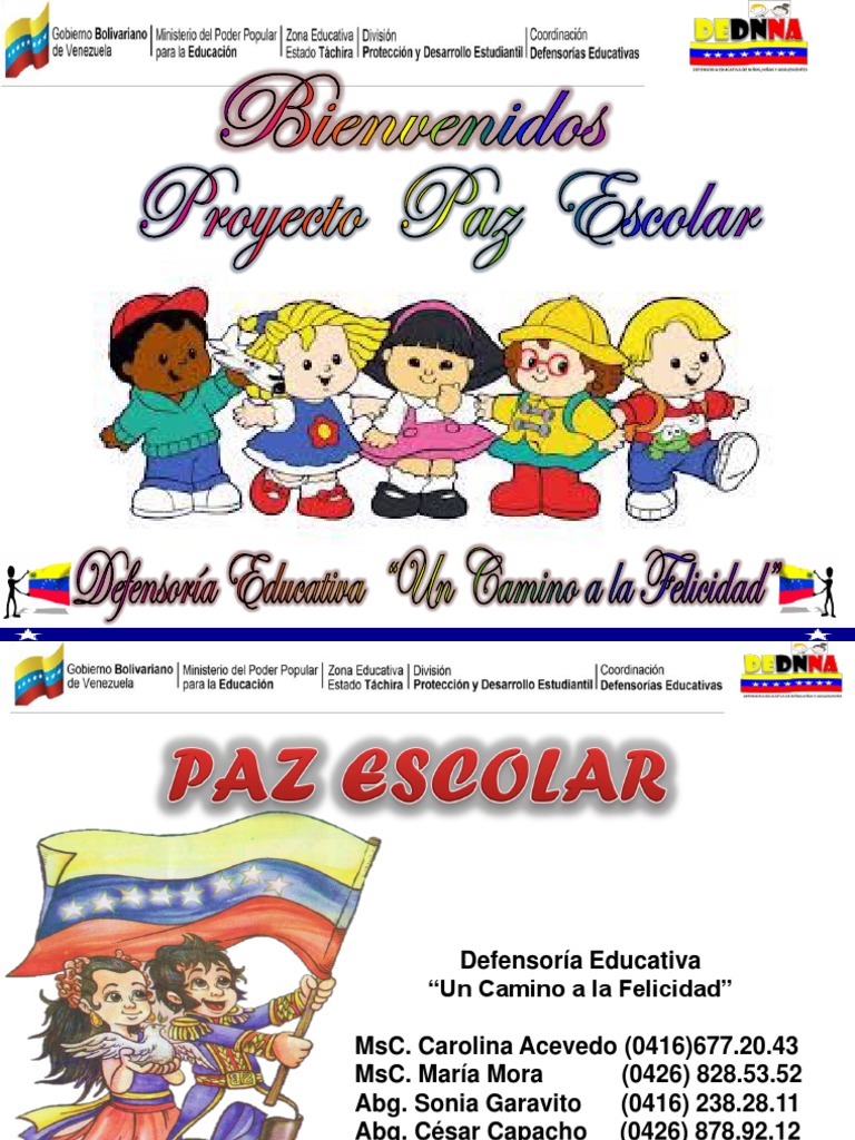 Cultura de Paz y Legalidad Escolar | PDF | Democracia | Ideologías ...