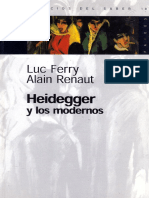 Heidegger y Los Modernos - Luc Ferry & Alain Renaut
