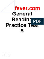 Ieltsfever General Reading Practice Test 5 PDF