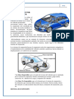 Suspensión automotriz: componentes y funciones