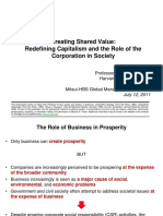 Creating Shared Value: Redefining Capitalism and The Role of The Corporation in Society