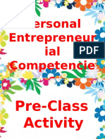 Personal Entrepreneur Ial Competencie S