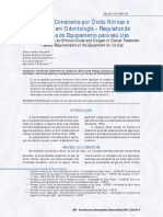 Sedação Consciente Por Óxido Nitroso e Oxigênio em Odontologia - Requisitos de Segurança Do Equipamento para Seu Uso