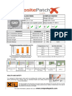 E-glass fibre complex shapes composite material data sheet