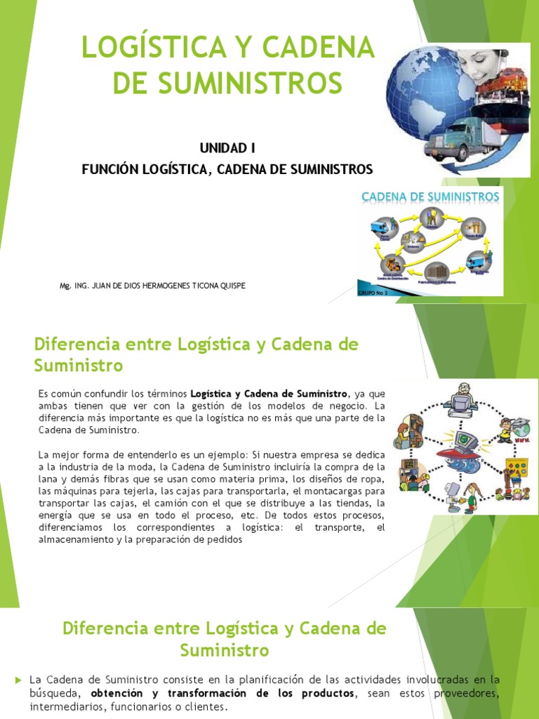 Diferencias entre Logística y Cadena de Suministro | PDF | Logística ...