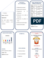 Triptico de Experimento