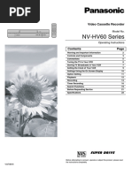 Panasonic NV-HV60 Series - F000984