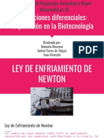 Ecuaciones Diferenciales - Aplicación en La Biotecnología