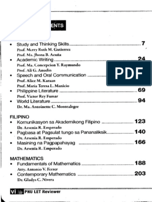 Pnu General Education Reviewer Pdf Argument Acronym Images, Photos, Reviews