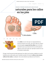 Remedios Naturales para Los Callos en Los Pies - Natura Sapiens