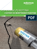 KOSTER Injektiranje Pukotina