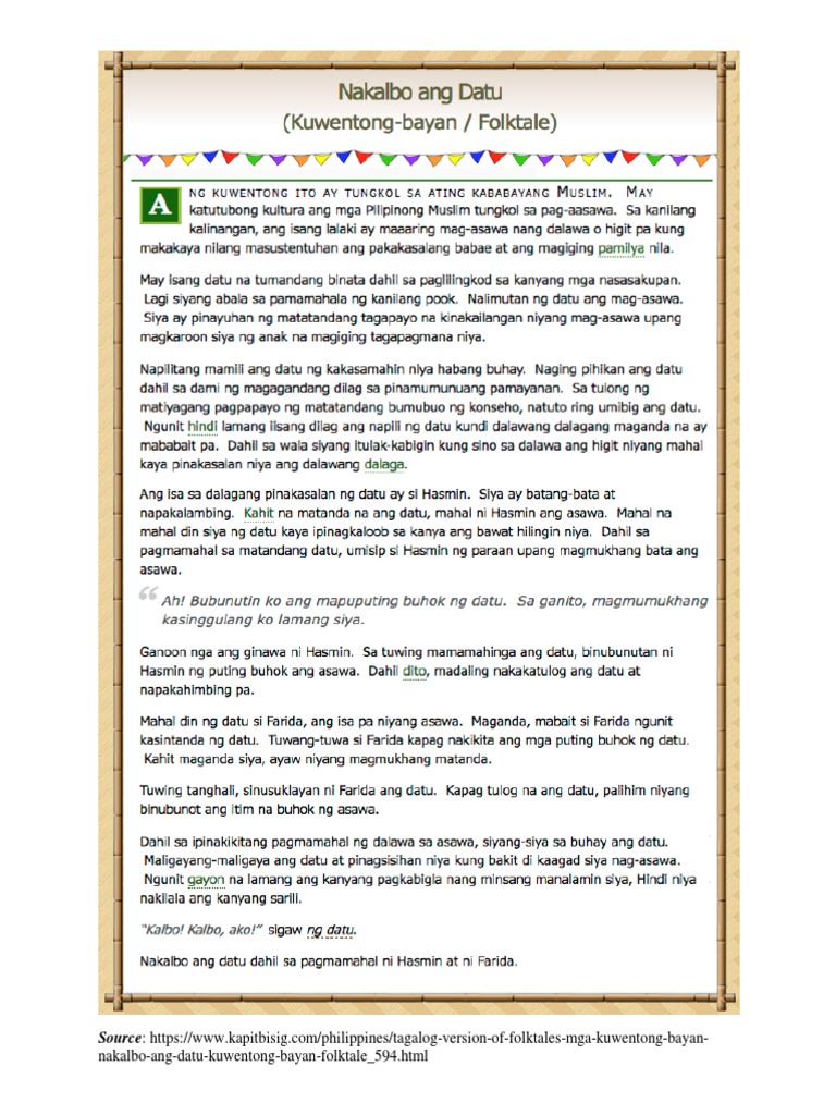 Nakalbo Ang Datu | PDF