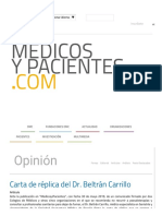 Carta de Réplica Del Dr. Beltrán Carrillo