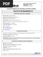 FISQP Sulfato de Magnésio