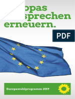 B90GRUENE Europawahlprogramm 2019 Barrierefrei