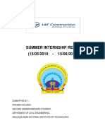 Summer Internship Report