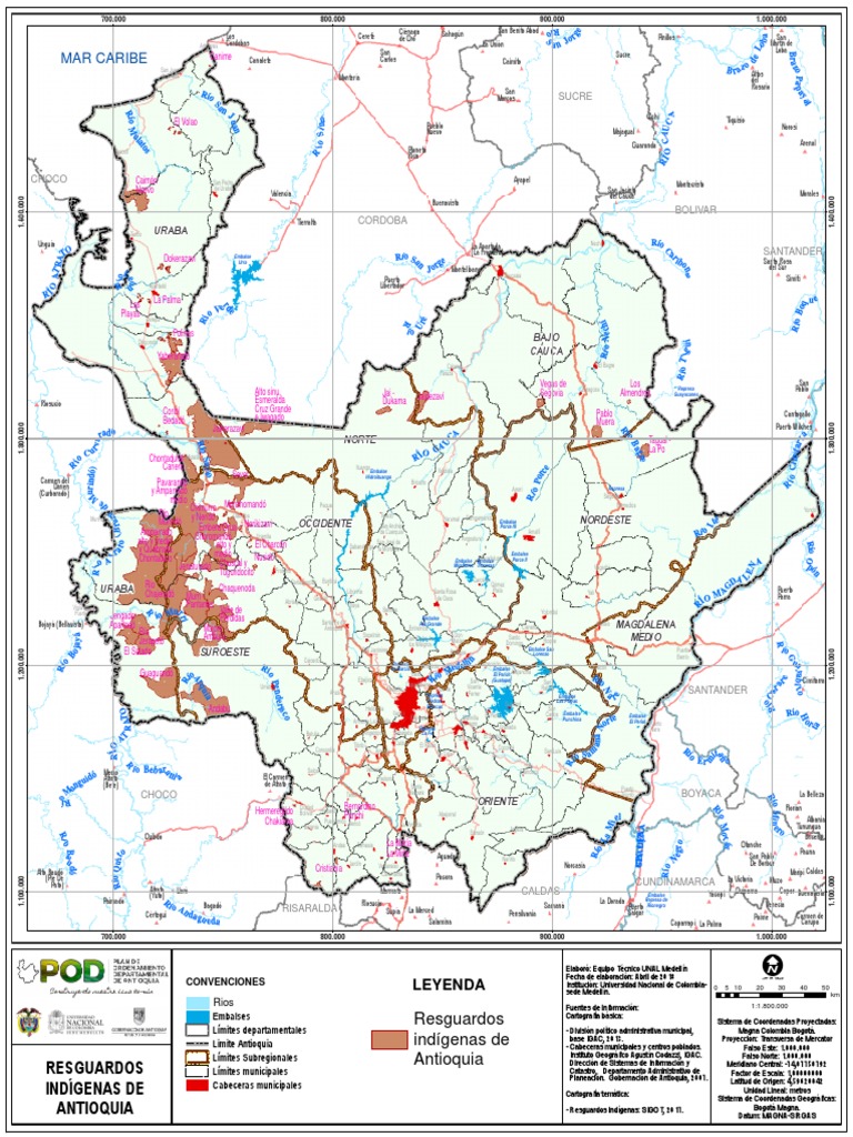 Mapa 02 Resguardos Indígenas PDF | PDF