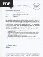 Memo on Lifelong Learners Program With Discussion Paper