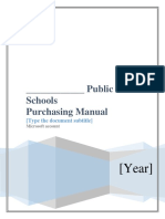 Microsoft Public Schools Purchasing Manual