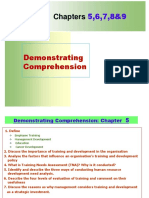 Chapters: Demonstrating Comprehension