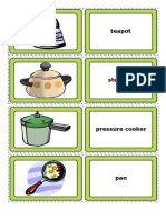 BEL 1 Kitchen Utensils Esl Vocabulary Game Cards For Kids PDF