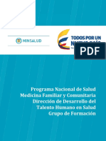 Programa Nacional Salud Familiar y Comunitaria y Medicina Familiar 200214